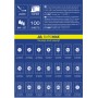 Етикетки самоклейні BM.2840 24шт.70*37мм (100 аркушів) Buromax