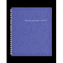 Зошит на пруж.2419 Barocco  В5 80арк.кліт. пласт.обкл. Buromax