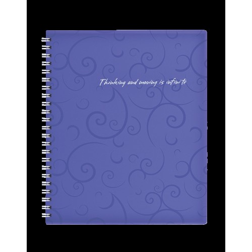 Зошит на пруж.2419 Barocco В5 80арк.кліт. пласт.обкл. Buromax Зошит на пруж.2419 Barocco В5 80арк.кліт. пласт.обкл. Buromax