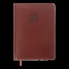 Щоденник 2112-25 датований BRAVO (Soft) 336стор.А5 коричневий Buromax