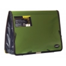 Папка на гумках 2 відділення А4 зелений металік 5212-04 Scholz