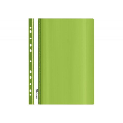 Швидкозшивач А4 з перфорац.глянець салатовий Е31510-13 Economix Швидкозшивач А4 з перфорац.глянець салатовий Е31510-13 Economix