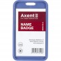 Бейдж-чохол 4550V-02 SoftTouch синій 54*85мм Axent