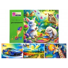 Альбом для малювання 24арк.на основі клеєного кріплення Тетрада ТЕ40