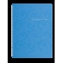 Зошит на пруж.2446-614 Barocco А4 80арк.кліт.блакитний пласт.обкл. Buromax Зошит на пруж.2446-614 Barocco А4 80арк.кліт.блакитний пласт.обкл. Buromax