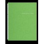 Зошит на пруж.2446-615 Barocco  А4 80арк.кліт.салатовий пласт.обкл. Buromax
