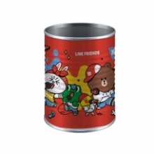 Стакан-підставка металевий 'Line Friends' бочка 470504 YES