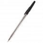 Ручка кулькова корпус прозорий DB2051-01 чорна Delta by Axent