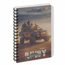 Зошит А4 144арк.з розподіл.'Army Ukraine' пластик.обкл.681944 YES
