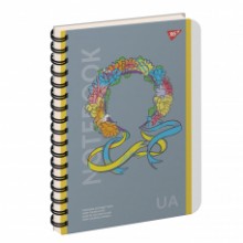 Зошит А4 144арк.з розподіл.'Notebook UA' пластик.обкл.681943 YES