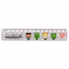Лінійка 15см 'Minecraft' сіра 370653 YES
