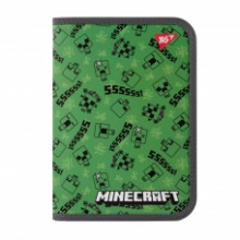 Папка д/зошитів В5 на блискавці пластик.'Minecraft,Creeper' 492203 YES