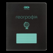 Зошит 48арк.'Black' клітинка Географія стр.лак ZB.1700-06 Zibi