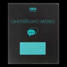 Зошит 48арк.'Black' клітинка Англійська стр.лак ZB.1700-17 Zibi