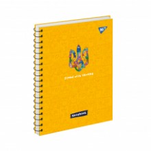 Зошит А5 80арк.один.спіраль 'Stand with Ukraine' 151969 YES