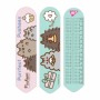 Закладка 2D 'Pusheen' рожево-зелений 708341 Yes