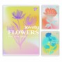 Зошит А4 48арк.клітинка 'Lovely flowers' гібридний лак 682012 YES