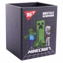 Стакан для пиьмового приладдя картон 'Minecraft'сірий 708332  YES