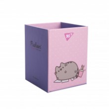Стакан для пиьмового приладдя картон 'Pusheen'блакитний 708333  YES