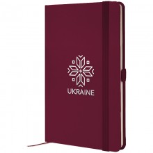 Книга записна Partner Вишиванка 125*195*96арк.кліт.винна 8201-46-7-A Axent