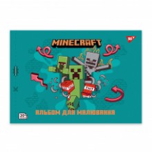 Альбом для малювання А4 20 арк./100 скоба 130596 (Minecraft) YES