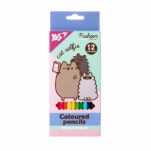 Олівці кольорові 12шт 'Pusheen' 290761 YES
