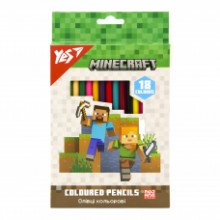 Олівці кольорові 18шт 'Minecraft' 290765 YES