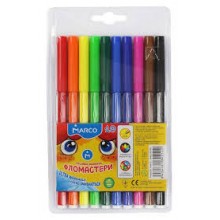 Фломастери 1690-10 Super Washable набір 10 шт Marco