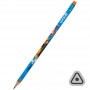 Олівець графітний трикутний HB з гумкою HW25-046 KITE