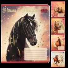 Зошит 24арк.'HORSES' клітинка ZB25.1770K KIDS LINE