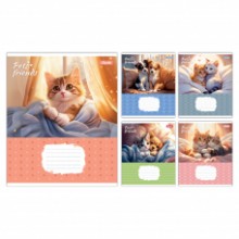 Зошит 12арк.лінія 'Pets Frinds' 768067 1В