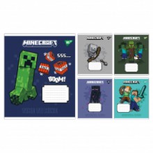 Зошит 18арк.клітинка 'Minecraft Signs' 767559 YES
