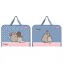Папка-портфель на блискавці  з тканевими ручками FC 'Pusheen' 492316 YES