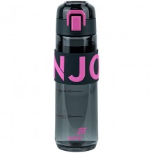 Пляшка для води  680 мл чорно-рожева K25-1233-3 KITE