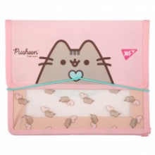 Папка д/зошитів В5 пластикова на резинці 'Pusheen' 492306 YES