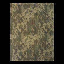 Папка на гумках BM.3908-04 MILITARY А4 матова непрозорий пластик зелена Buromax