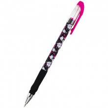 Ручка кулькова Floral Black синя AB1049-44-А Axent