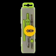 Готовальня 4 предмета Basis зелена ZB.5303BS-04 Zibi