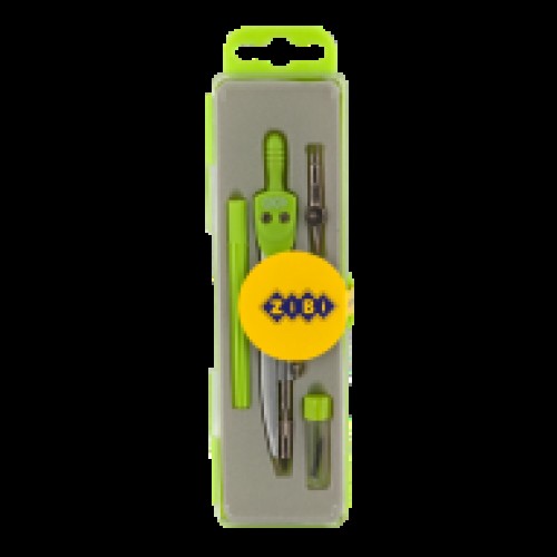 Готовальня 4 предмета Basis зелена ZB.5303BS-04 Zibi Готовальня 4 предмета Basis зелена ZB.5303BS-04 Zibi