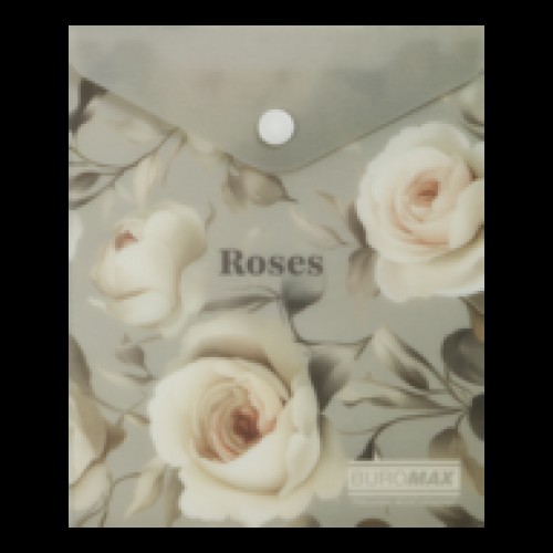 Папка-конверт BM.3922-20 ARABESKI А6 кнопка не прозорий світло-сірий Buromax Папка-конверт BM.3922-20 ARABESKI А6 кнопка не прозорий світло-сірий Buromax