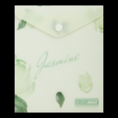 Папка-конверт BM.3922-38 ARABESKI А6 кнопка не прозорий м\'ятний Buromax Папка-конверт BM.3922-38 ARABESKI А6 кнопка не прозорий м\'ятний Buromax