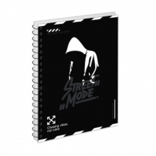 Зошит А5 80арк.один.спіраль 'Street mode' 152303 YES Зошит А5 80арк.один.спіраль 'Street mode' 152303 YES