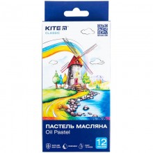 Пастель масляна 12 кольорів Kite Classic K-071 KITE