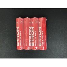 Елемент живлення AAA-40S-P4 1,5V (AAA,LR03) 4шт/плівка лужний Etron