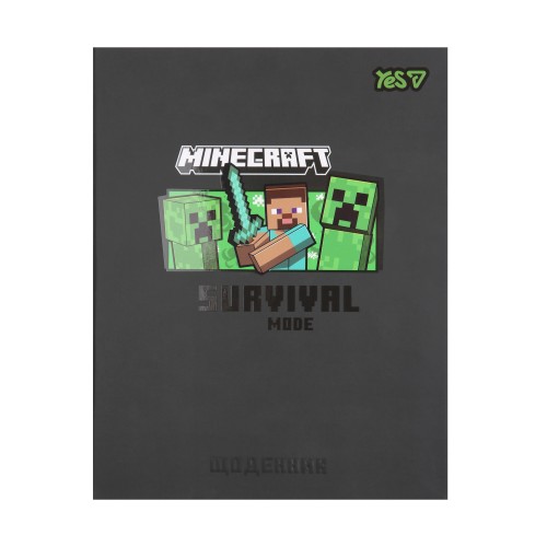 Щоденник шкільний інтегральний Minecraft, А5, 40 аркушів 911668 YES Щоденник шкільний інтегральний Minecraft, А5, 40 аркушів 911668 YES