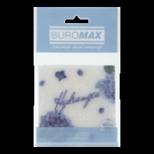 Блок для нотаток пластик.2325-30 ARABESKI 75*75*50 прозор.блиск.св.-синій Buromax