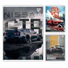 Зошит А4 48арк.клітинка 'Sport' гібридний лак 682000 YES