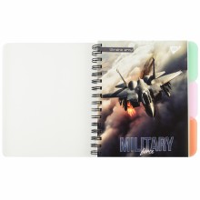 Зошит А5 144арк.з розподіл. 'Military' пластик.обкл.681953  YES