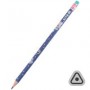 Олівець графітний з гумкою,тригранний Be Friends K26-046-1KITE