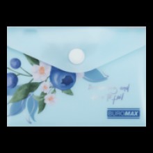 Папка-конверт BM.3923-52 ARABESKI А7  кнопка напівпрозорий чароіт Buromax